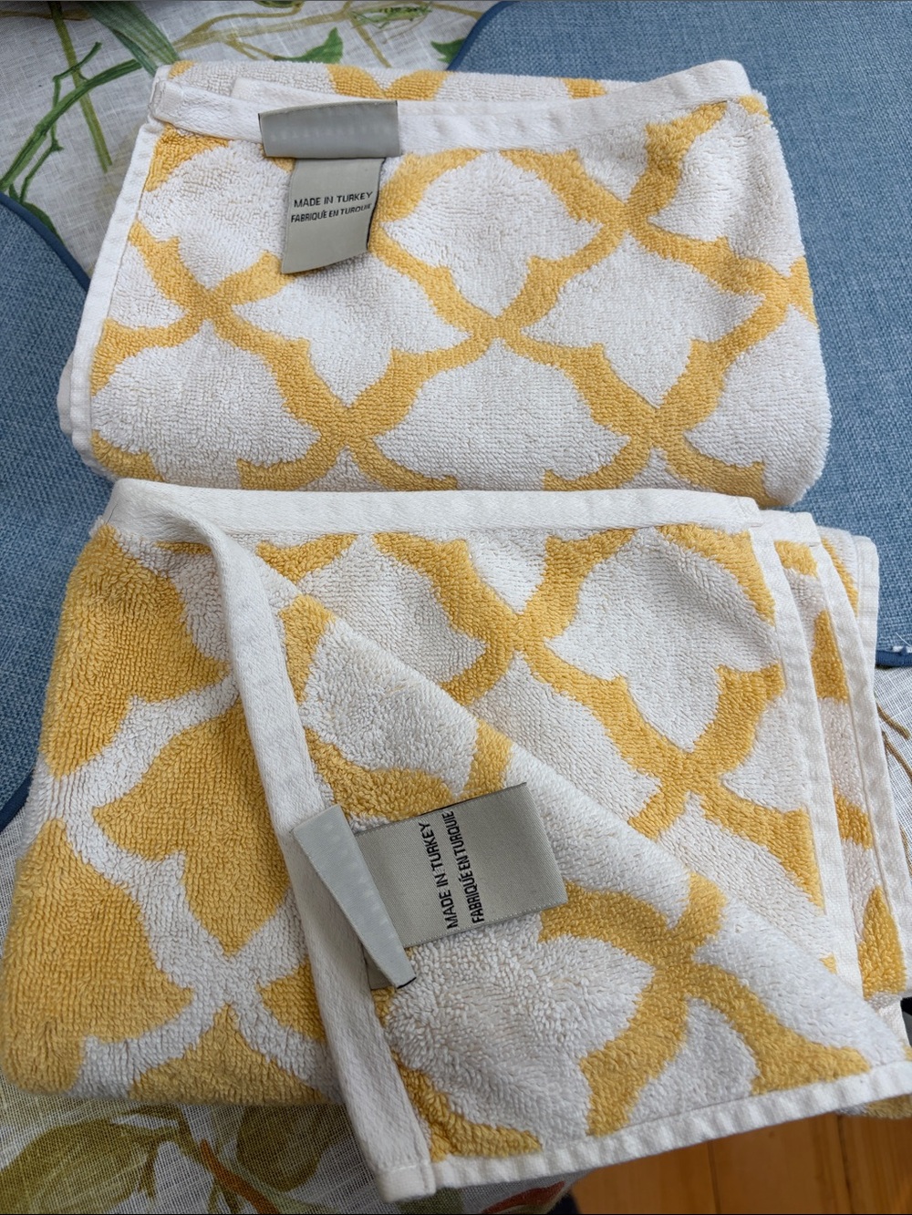 Pottery barn hand towels